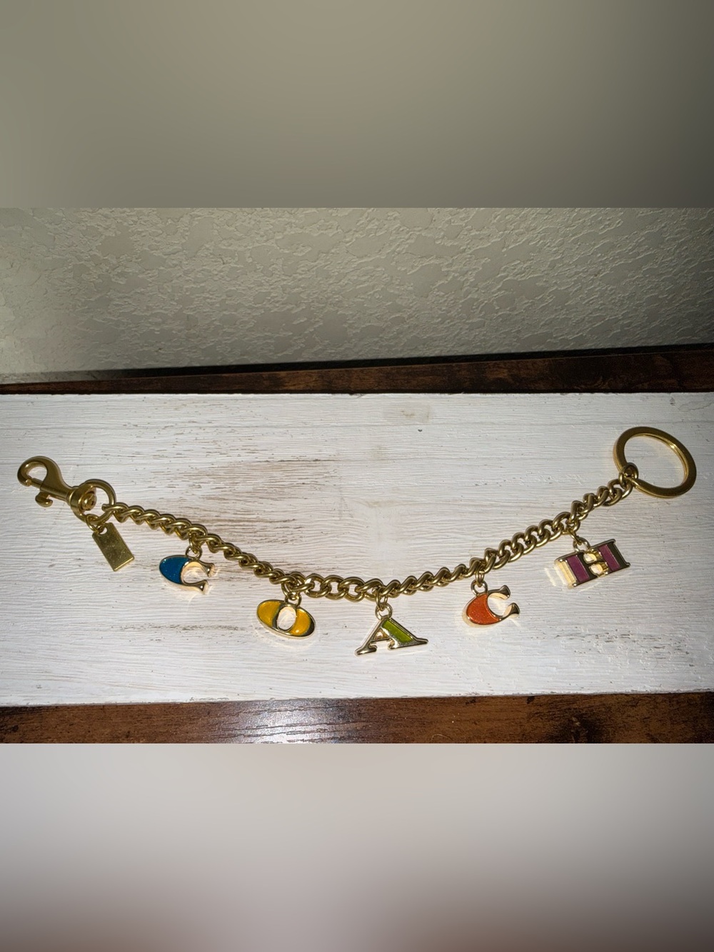 Coach “like” Gold-Tone Purse Charm